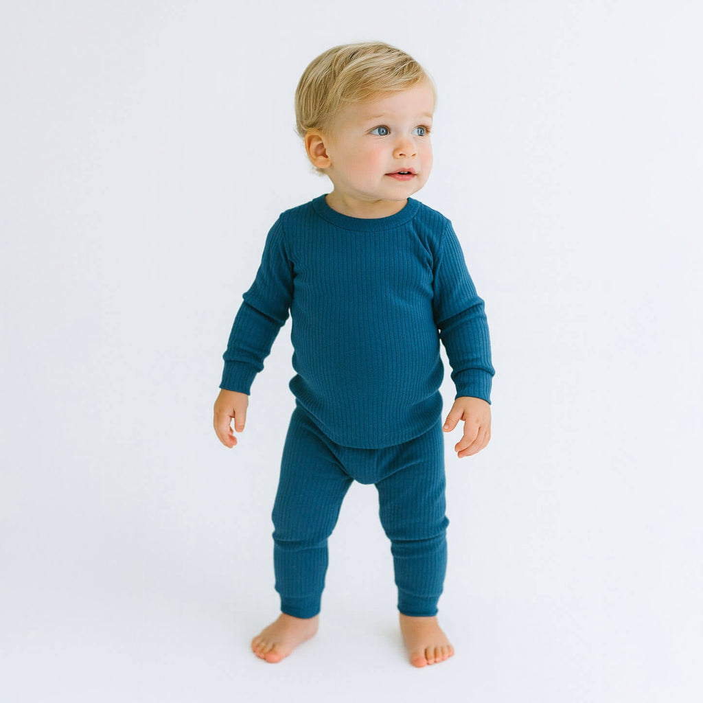 Organic Long-Sleeve Pajama Set