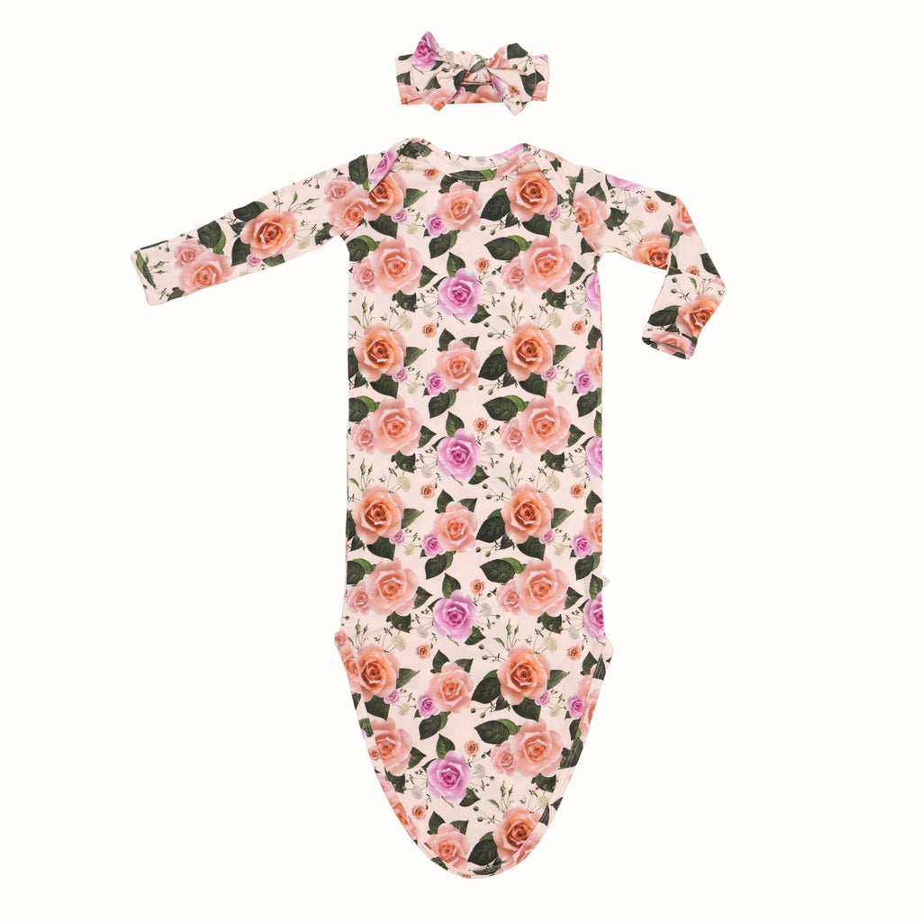 Knotted Gown Set - Headband