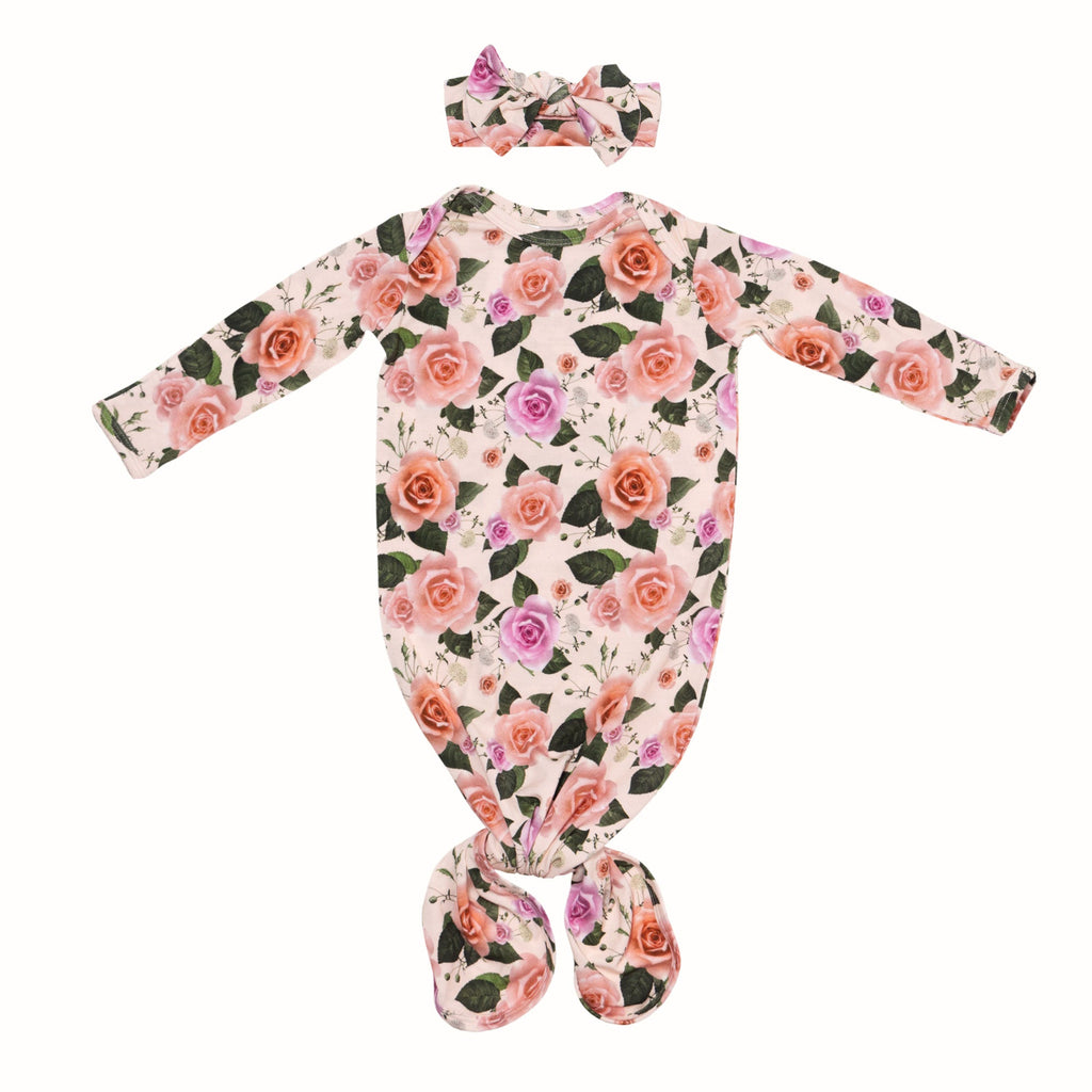 Knotted Gown Set - Headband