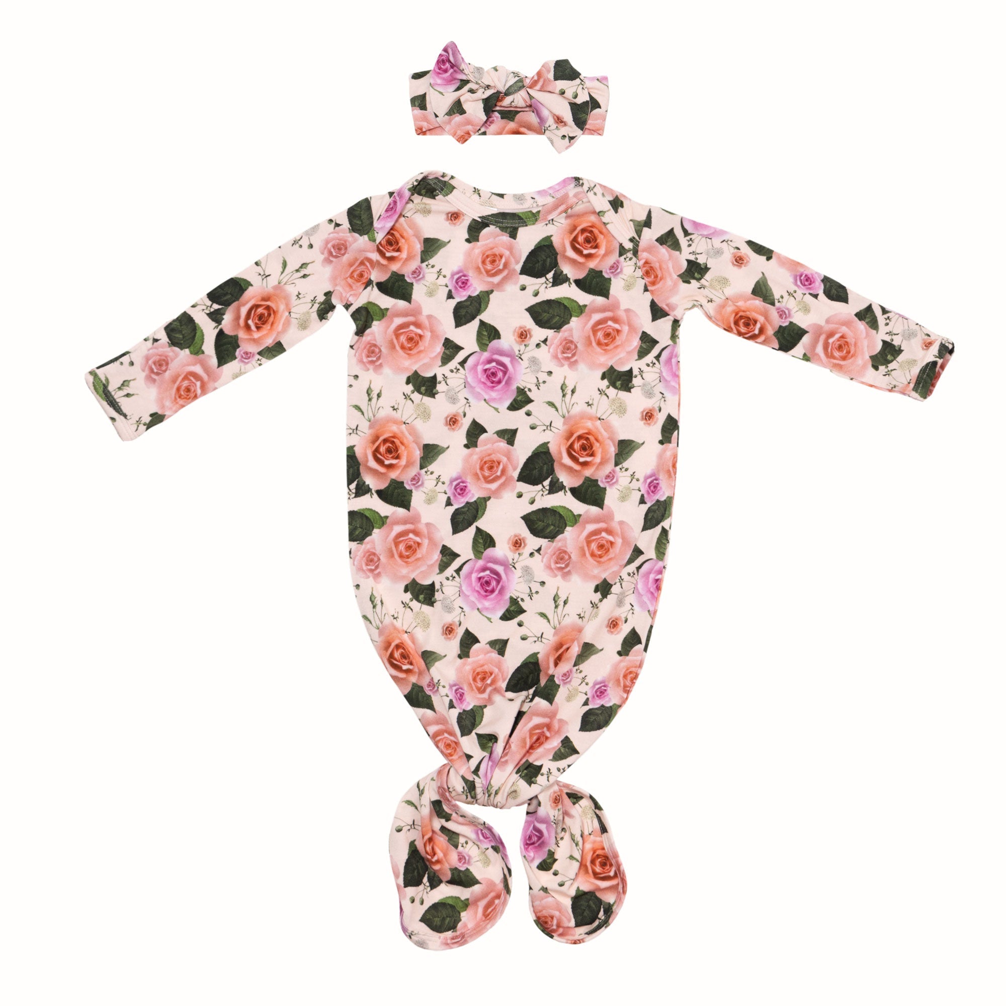 Knotted Gown Set - Headband