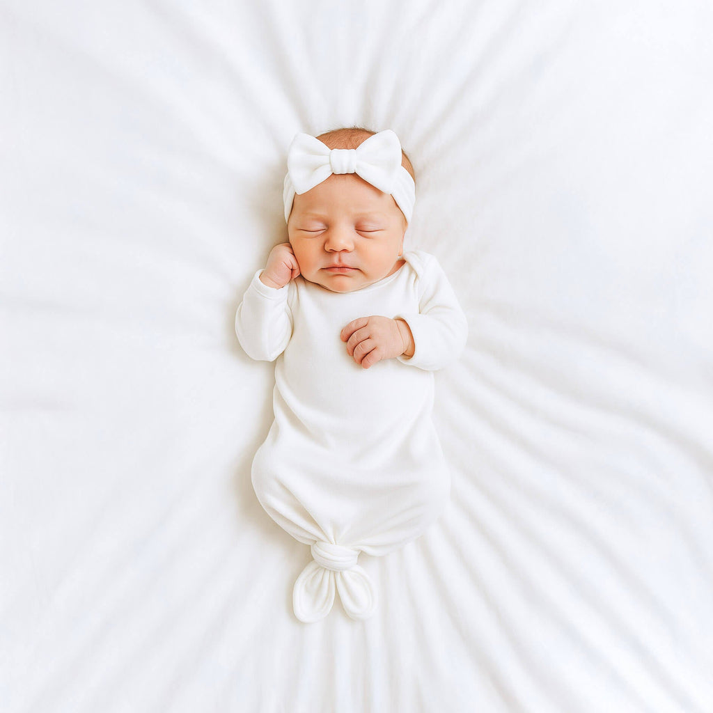 Knotted Gown Set - Headband