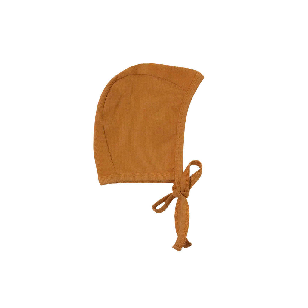 Organic Knotted Gown Set-Bonnet