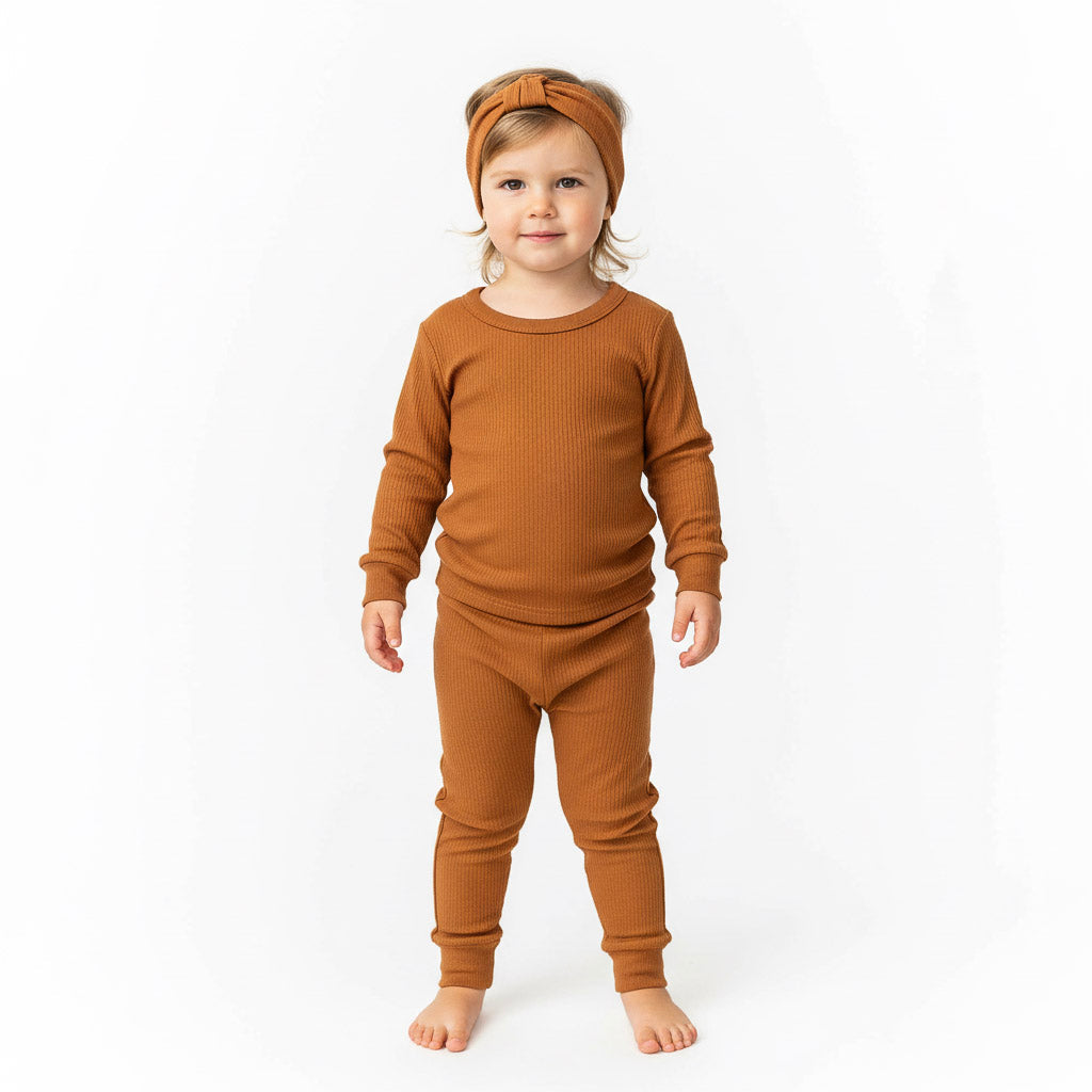 Organic Long-Sleeve Pajama Set