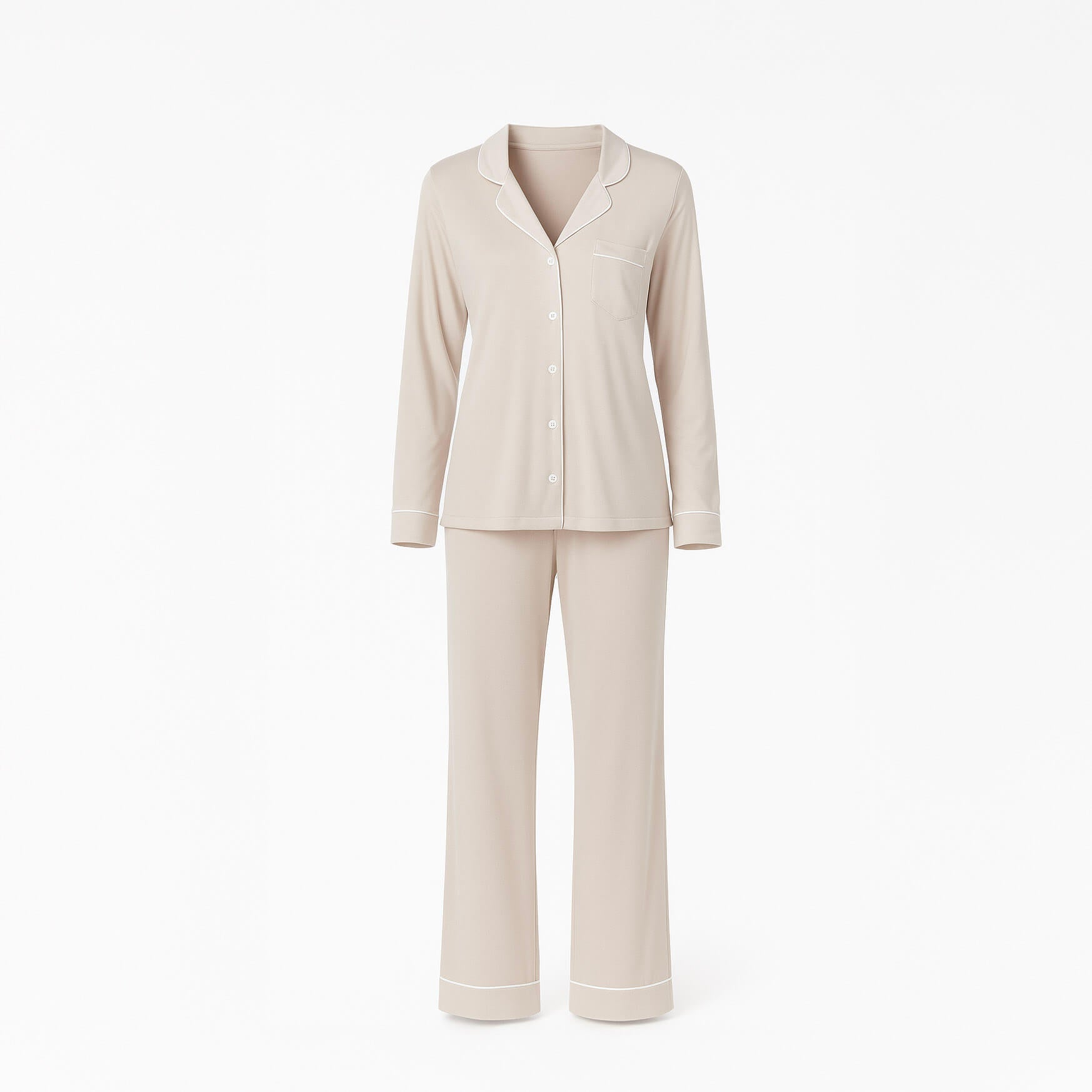 Tencel Modal Long Sleeve Pajama Set