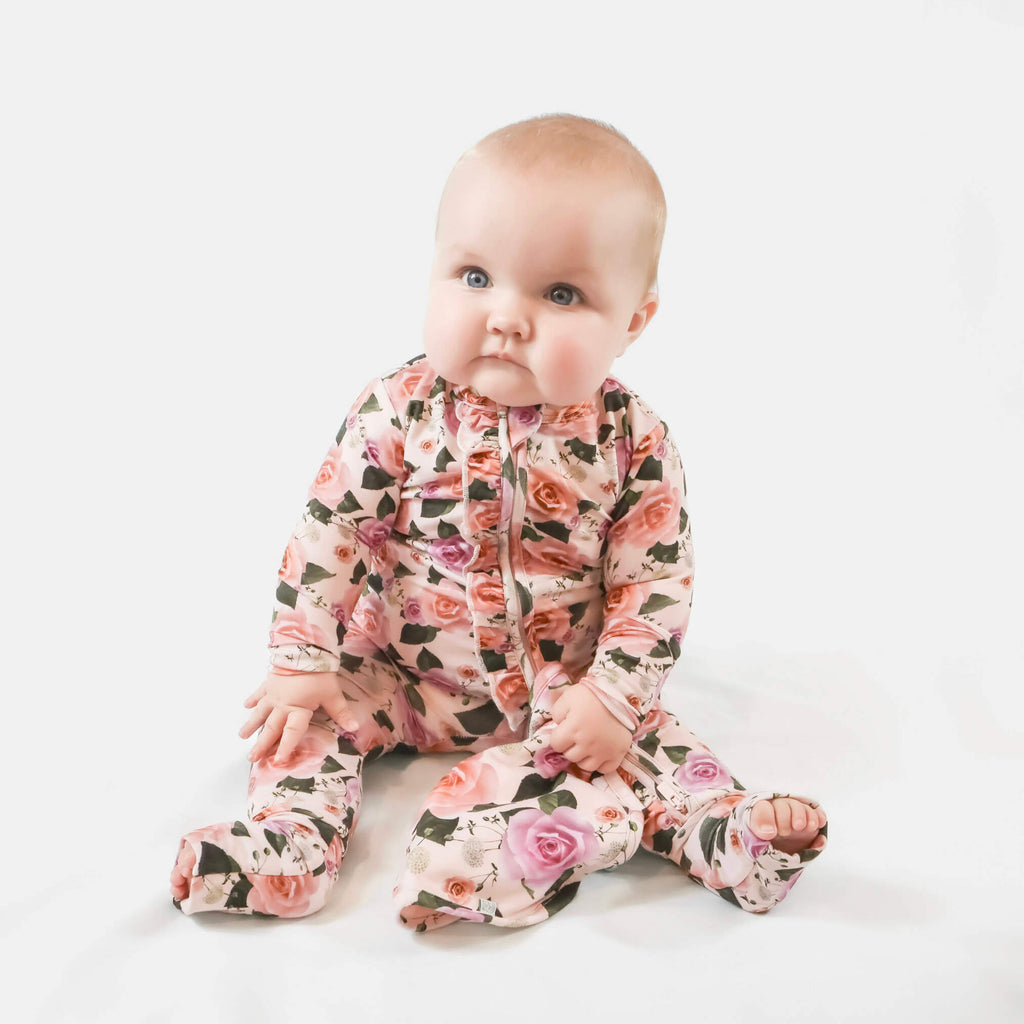 Convertible Footie - Ruffled