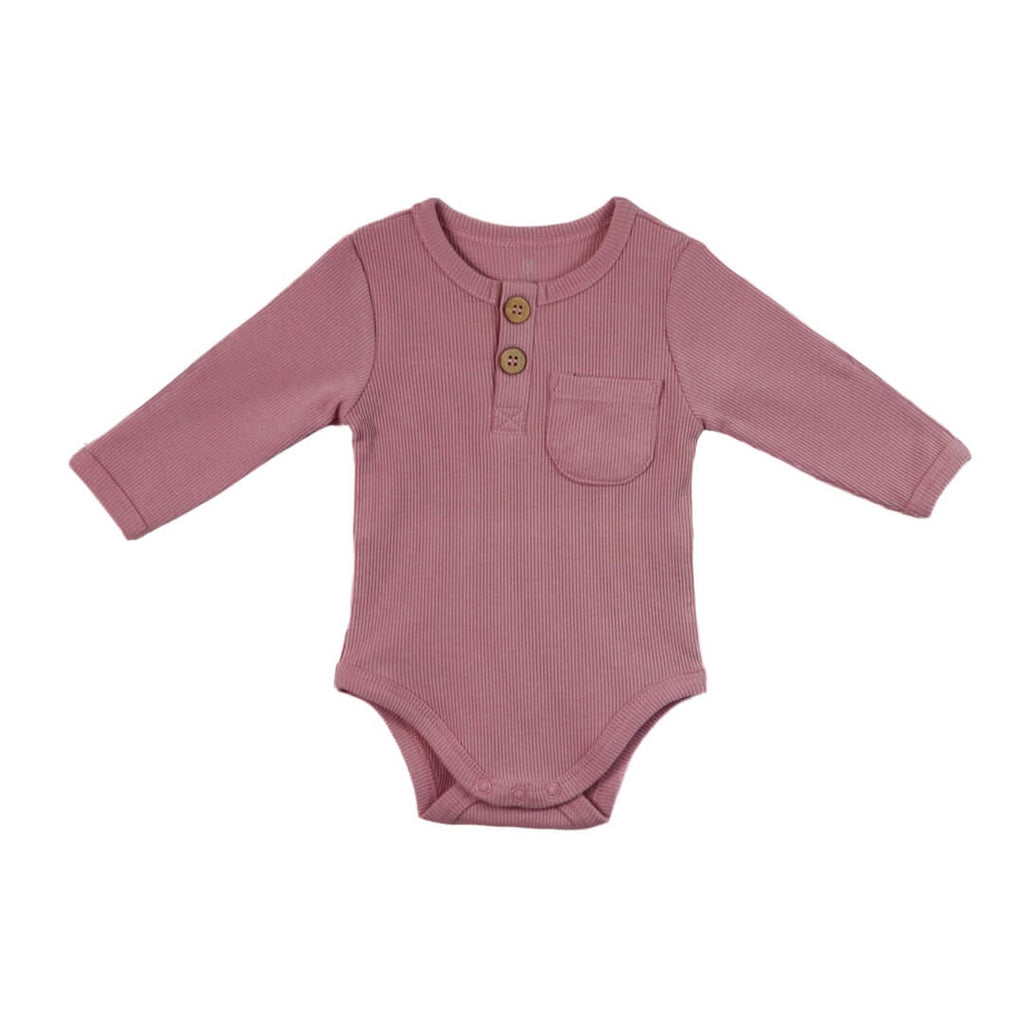 Ribbed Long Sleeve Bodysuit