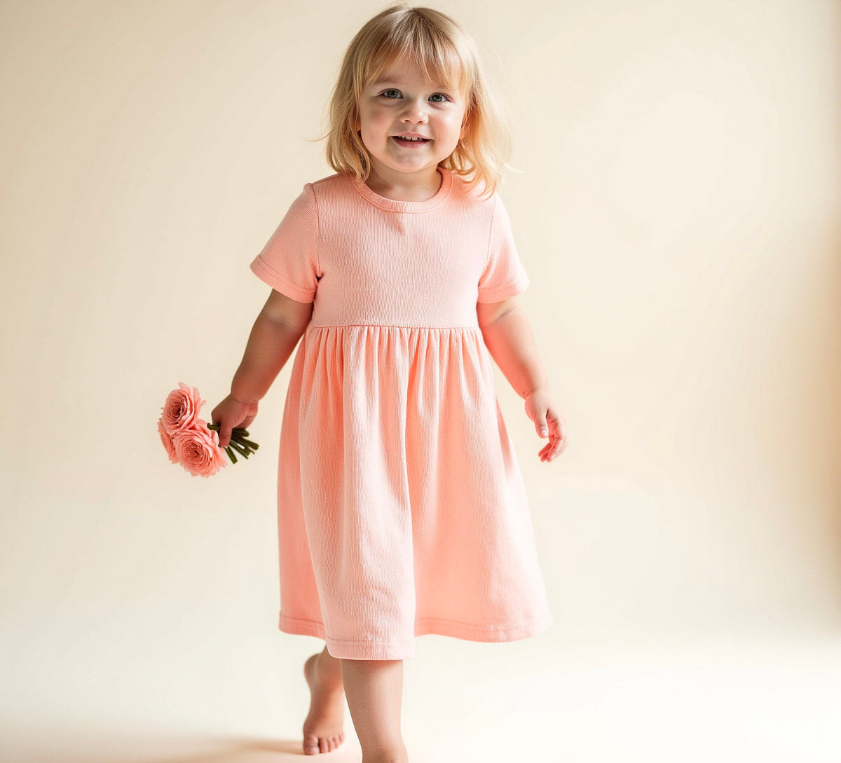 Organic Ribbed Dress