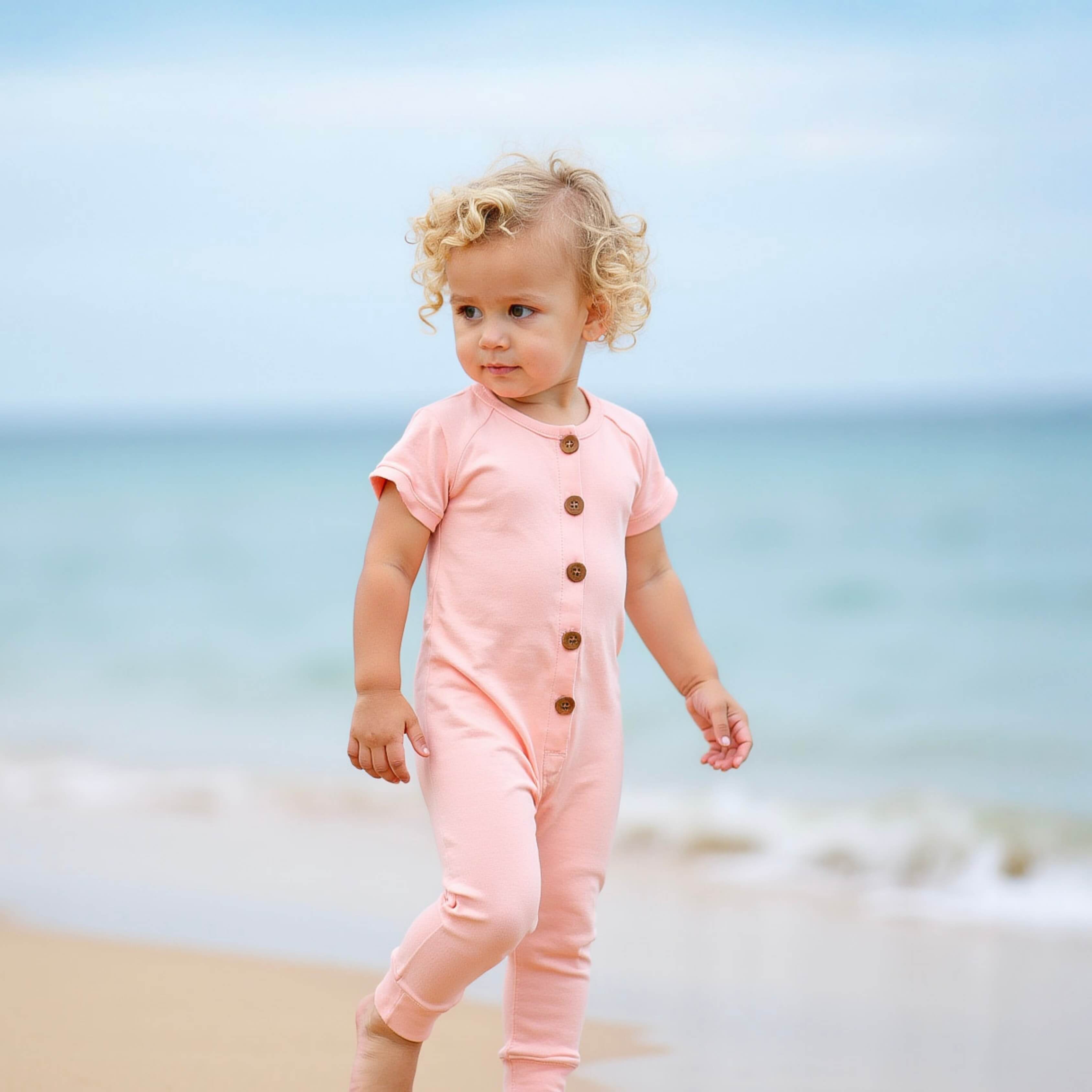 Organic Short-Sleeve Romper