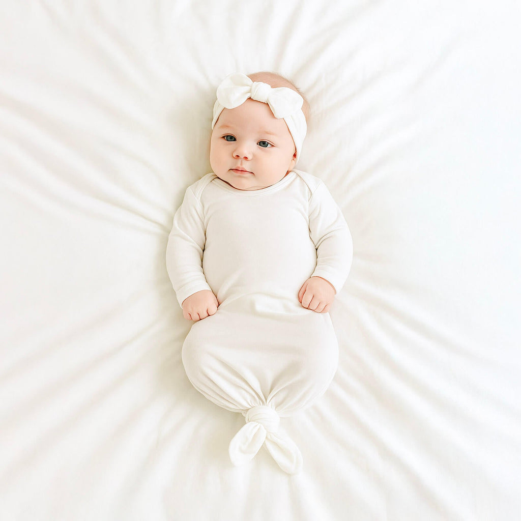 Knotted Gown Set - Headband