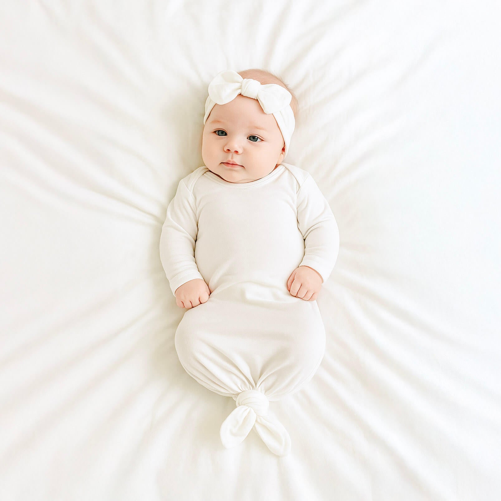 Knotted Gown Set - Headband